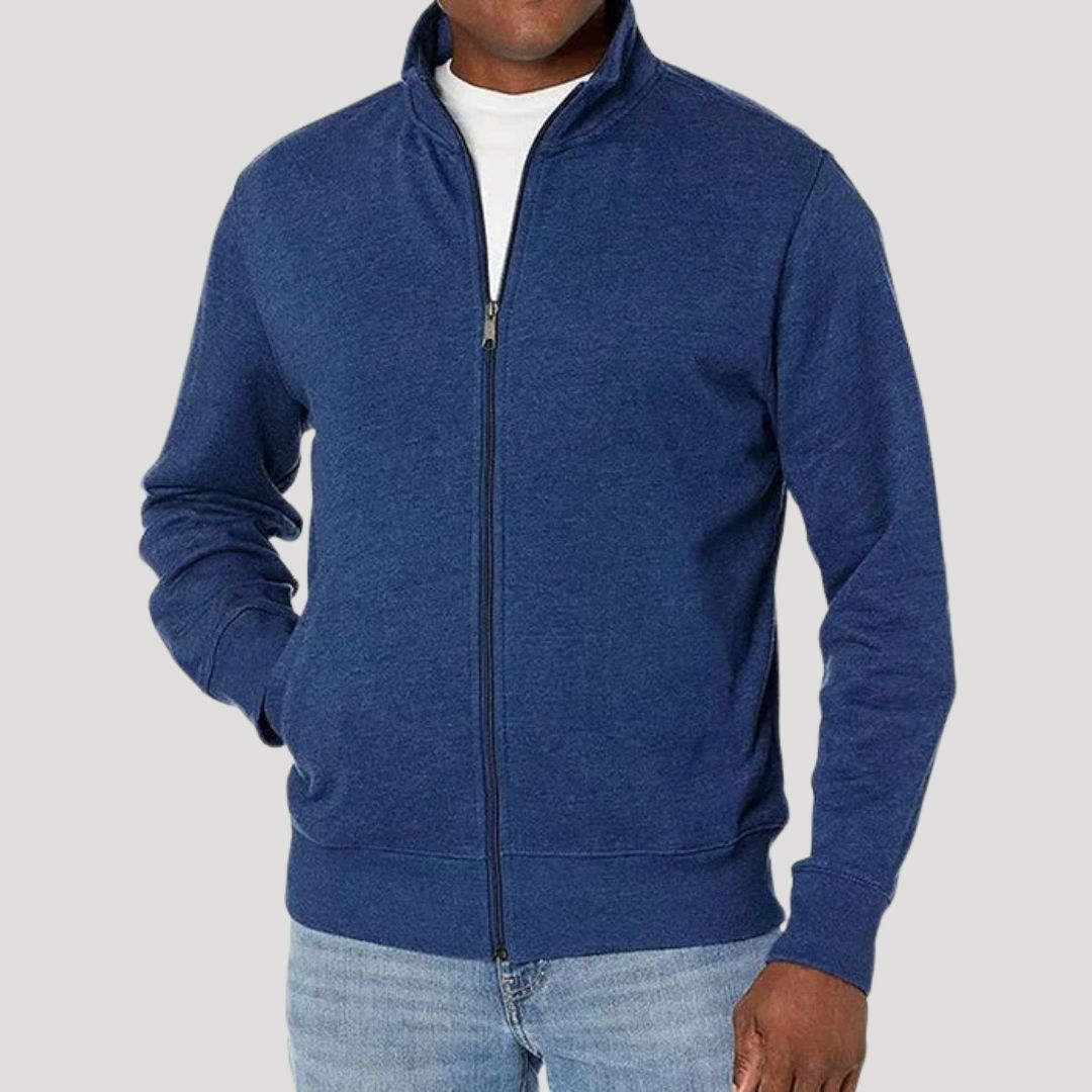 Herren Frühlingsjacke mit Reißverschluss Leichte Freizeitjacke für Alltag und Outdoor 2