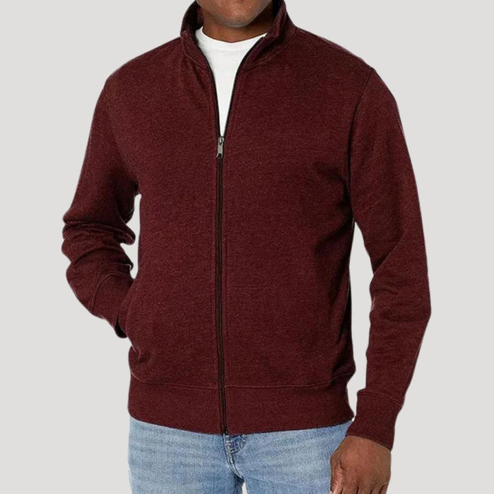 Herren Frühlingsjacke mit Reißverschluss Leichte Freizeitjacke für Alltag und Outdoor 6