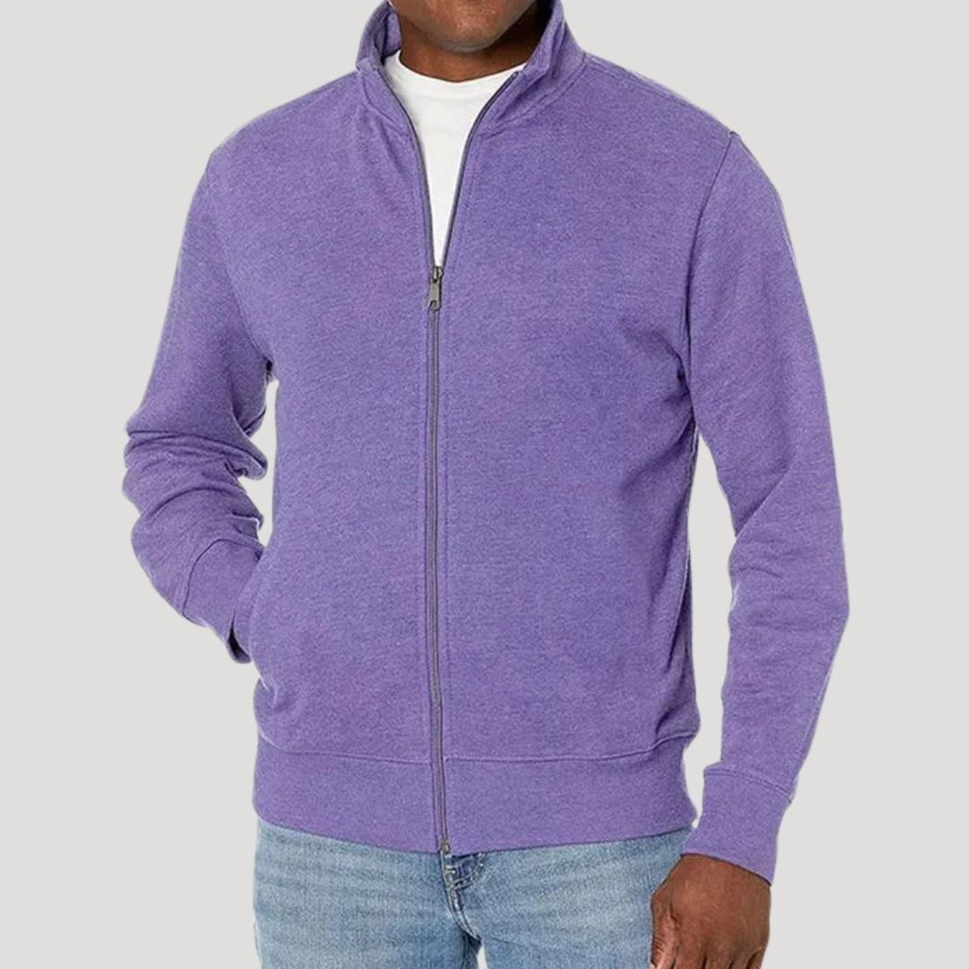 Herren Frühlingsjacke mit Reißverschluss Leichte Freizeitjacke für Alltag und Outdoor 7
