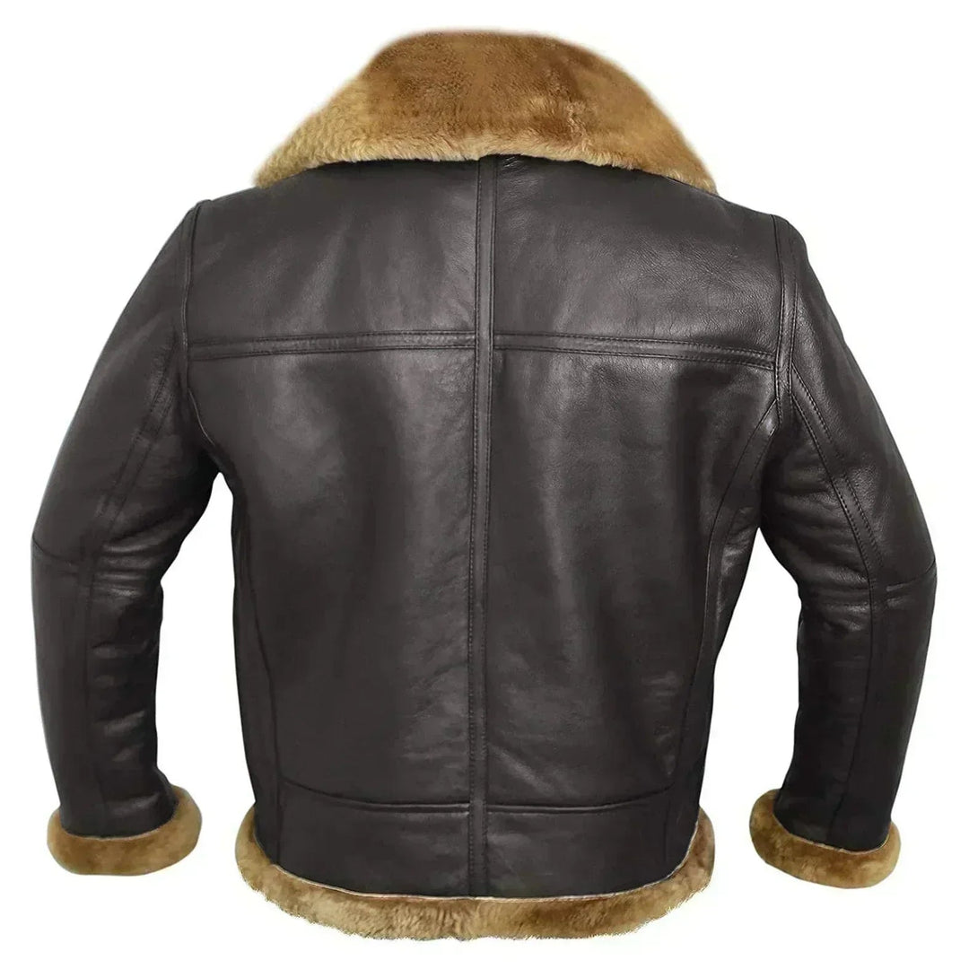 Herren Klassische Fliegerjacke mit Reißverschluss – Zeitloser Aviator-Stil für Freizeit und Alltag 6