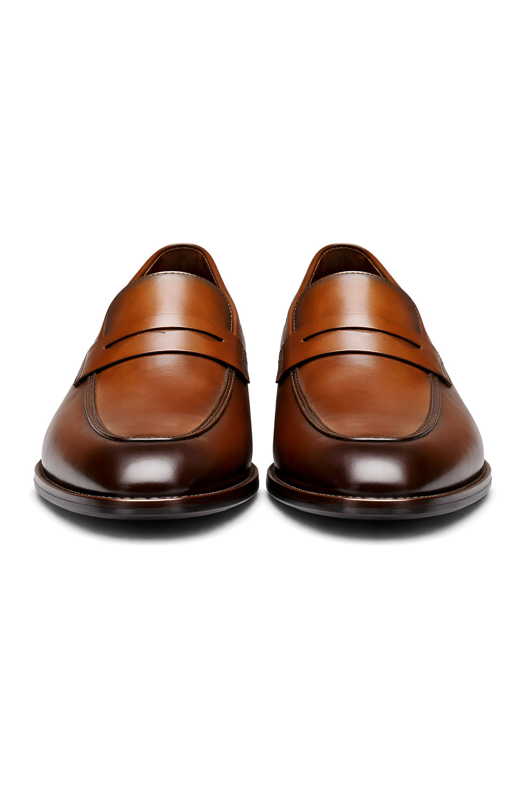 Herren Klassische Penny-Loafer Orthopedic Slip-On Lackschuhe mit Arch Support 2