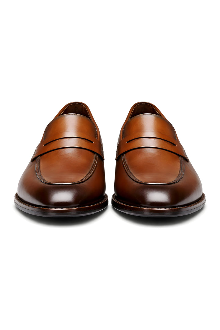 Herren Klassische Penny-Loafer Orthopedic Slip-On Lackschuhe mit Arch Support 2
