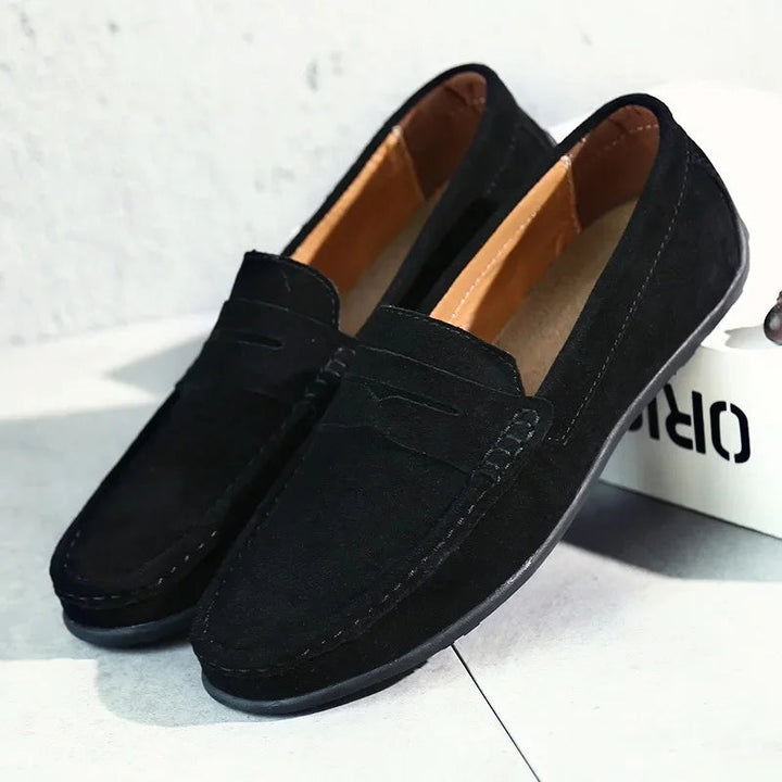 Herren Loafers Schwarz mit Orthopedic Arch Support - Klassische Penny Loafer für Höchsten Tragekomfort und Stil 0