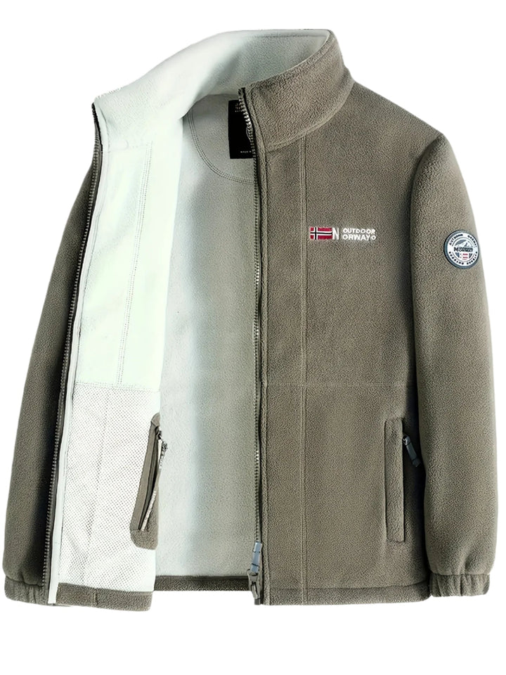 Herren Outdoor Jacke mit Reißverschluss Warme Funktionsjacke für kalte Tage 9