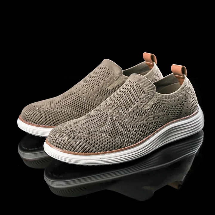 Herren Schuhe Slip-On Mit Orthopädischem Arch Support – Atmungsaktives Mesh Für Alltag Und Spaziergänge 0