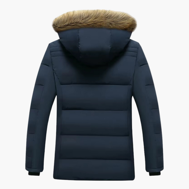 Herren Winterjacke mit Kapuze und warmem Innenfutter für kalte Tage 2