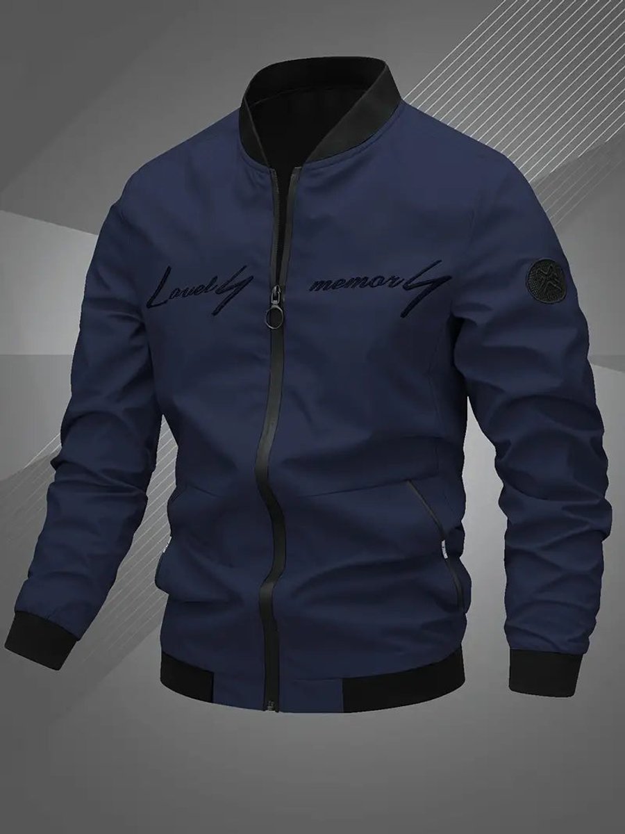 Herrenjacke Bomberjacke Regular Fit mit Baseballkragen – Lässige Collegejacke für Freizeit und Sport 10