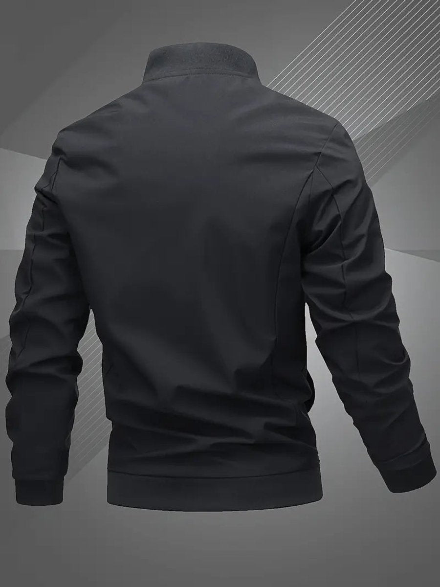 Herrenjacke Bomberjacke Regular Fit mit Baseballkragen – Lässige Collegejacke für Freizeit und Sport 3