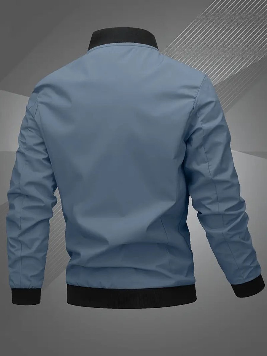 Herrenjacke Bomberjacke Regular Fit mit Baseballkragen – Lässige Collegejacke für Freizeit und Sport 8