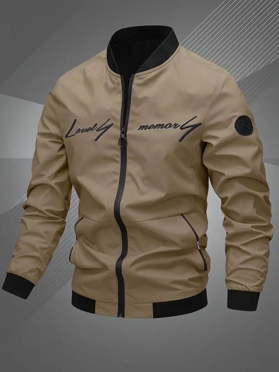 Herrenjacke Bomberjacke Regular Fit mit Baseballkragen – Lässige Collegejacke für Freizeit und Sport 9