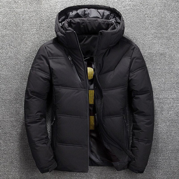 Herrenjacke Gefüttert Mit Abnehmbarer Kapuze – Praktische Jacke Herren Für Kaltes Wetter, Modern Und Funktional 3