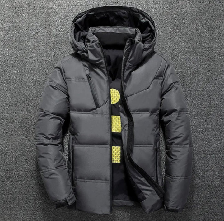 Herrenjacke Gefüttert Mit Abnehmbarer Kapuze – Praktische Jacke Herren Für Kaltes Wetter, Modern Und Funktional 4