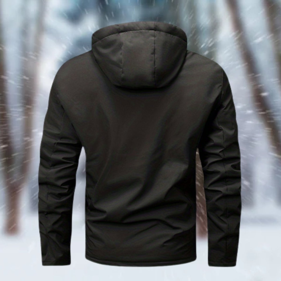 Herrenjacke Wasserdicht Gefüttert Mit Kapuze Sportlich Modern Für Kalte Tage 1