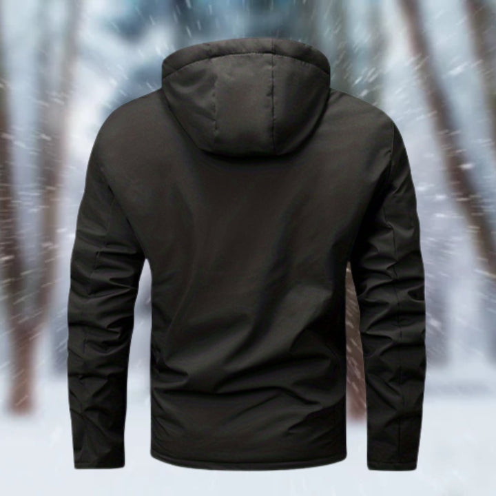 Herrenjacke Wasserdicht Gefüttert Mit Kapuze Sportlich Modern Für Kalte Tage 1