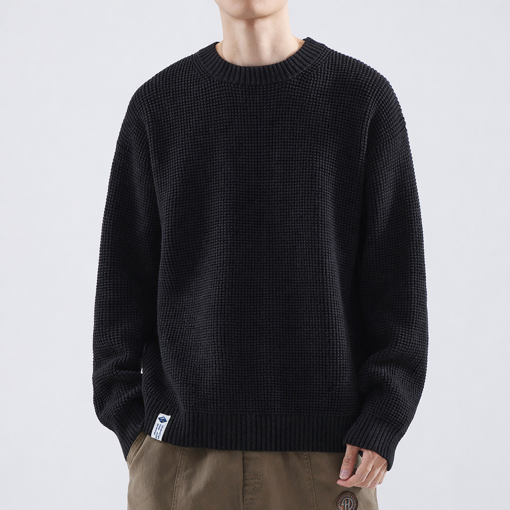 Herrenpullover Gant Pullover Herren Strukturierter Rundhals Modernes Design für Winter 0