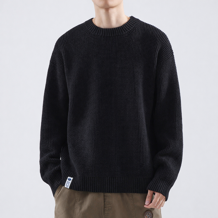 Herrenpullover Gant Pullover Herren Strukturierter Rundhals Modernes Design für Winter 0