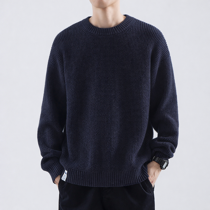 Herrenpullover Gant Pullover Herren Strukturierter Rundhals Modernes Design für Winter 1