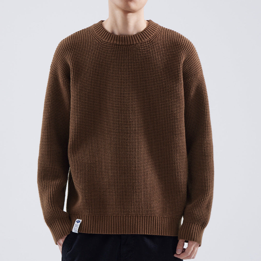 Herrenpullover Gant Pullover Herren Strukturierter Rundhals Modernes Design für Winter 2