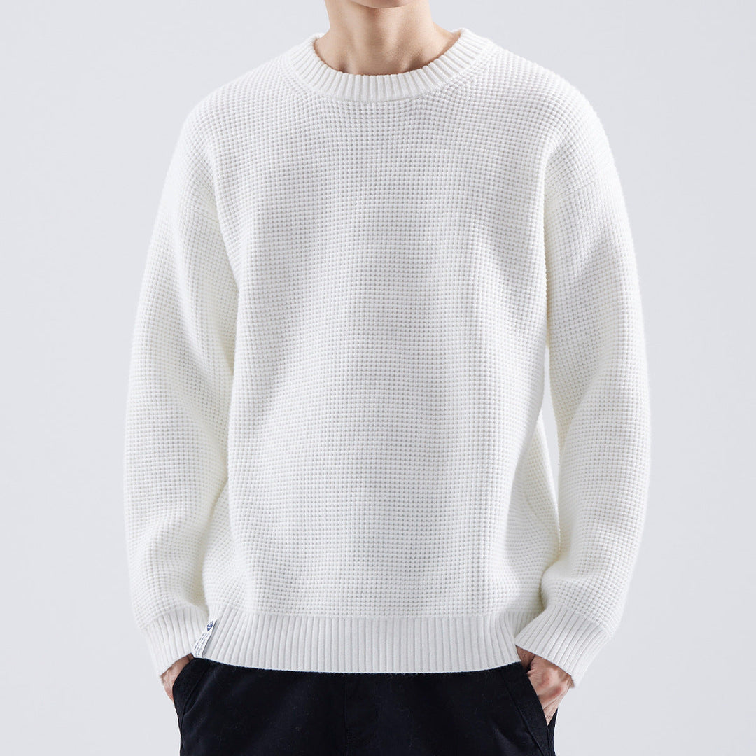 Herrenpullover Gant Pullover Herren Strukturierter Rundhals Modernes Design für Winter 3