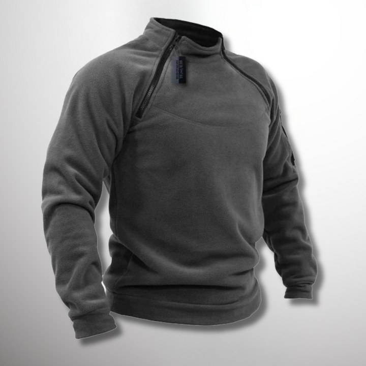 Herrenpullover Viertelzip mit Stehkragen für Frühling – Moderner Stil und Komfort für den Alltag 0