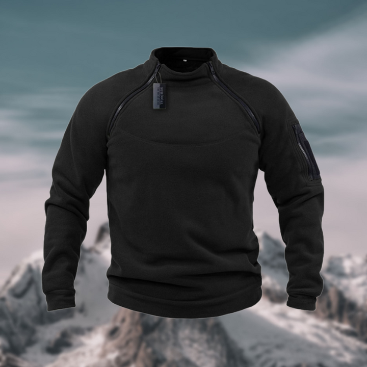 Herrenpullover Viertelzip mit Stehkragen für Frühling – Moderner Stil und Komfort für den Alltag 5