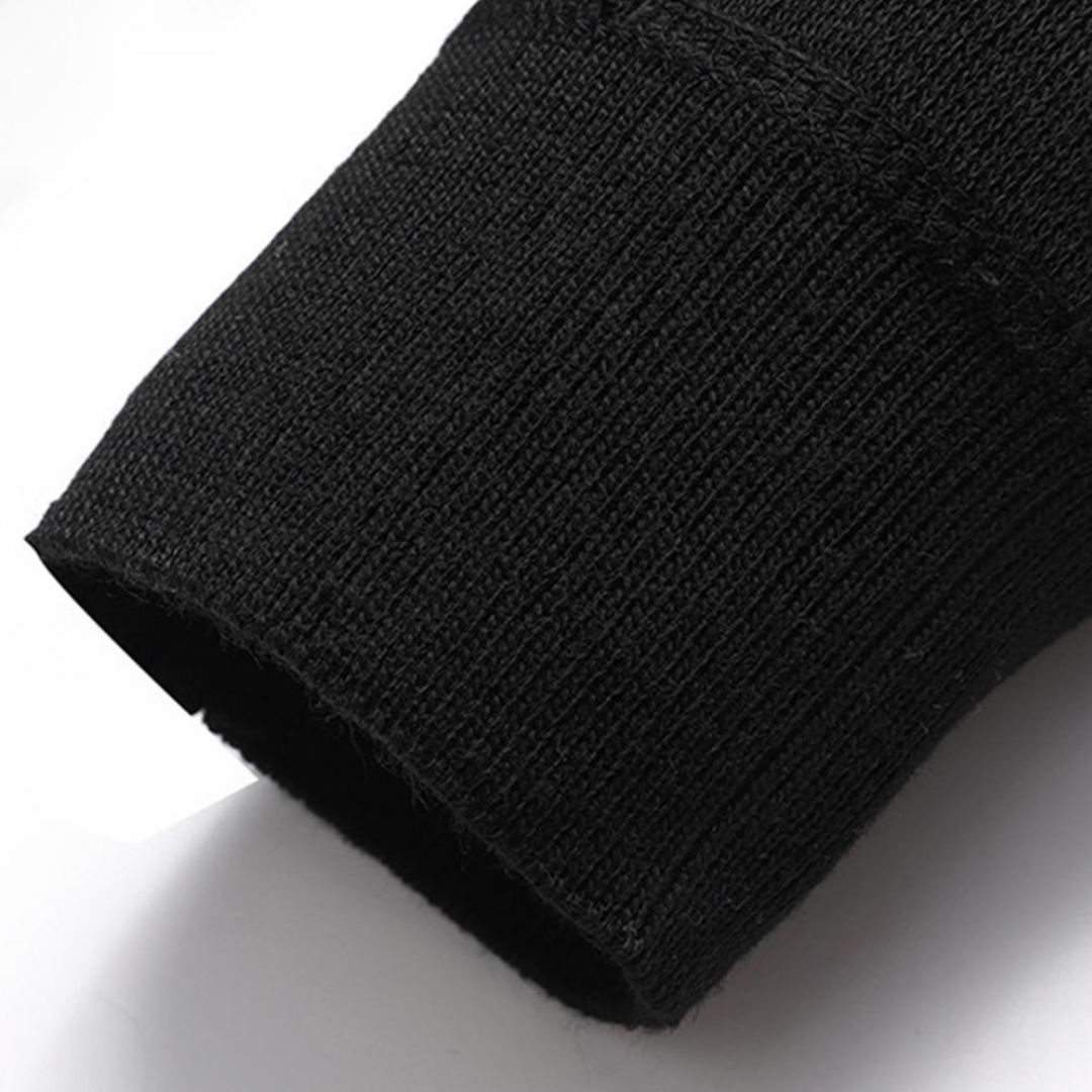 Herrers strikket sweater med rullekrave | Langærmet 6