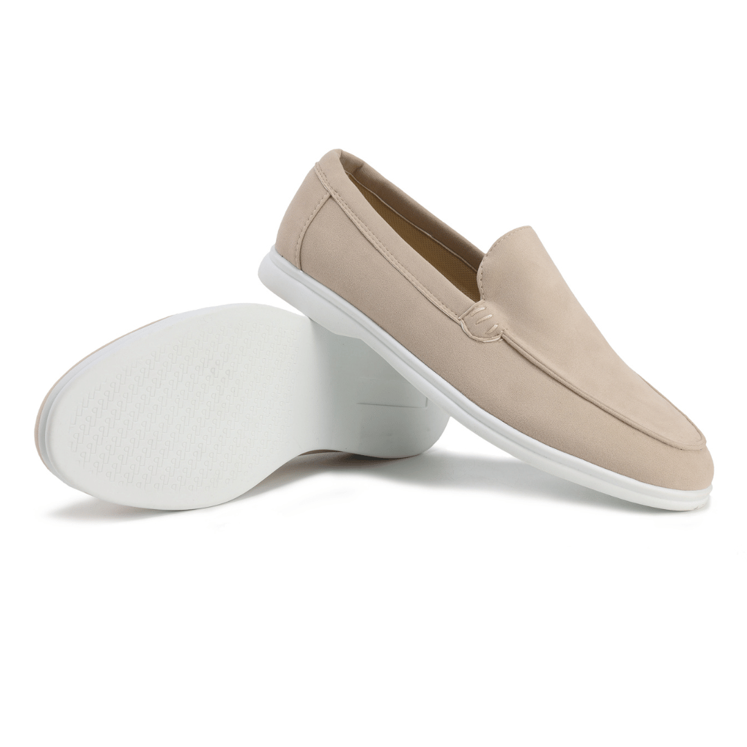 Herreslip-on loafers Komfortable memory foam læderblanding 9