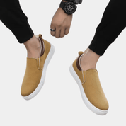 Herreslip-on sneakers i behagelig kanvasblanding til hverdagsbrug 3