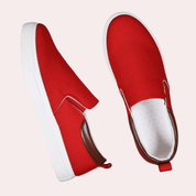 Herreslip-on sneakers i behagelig kanvasblanding til hverdagsbrug 7