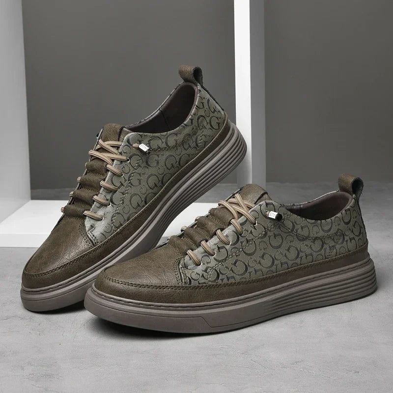 Herresneakers med behagelig tekstilblanding, støttende pasform 1