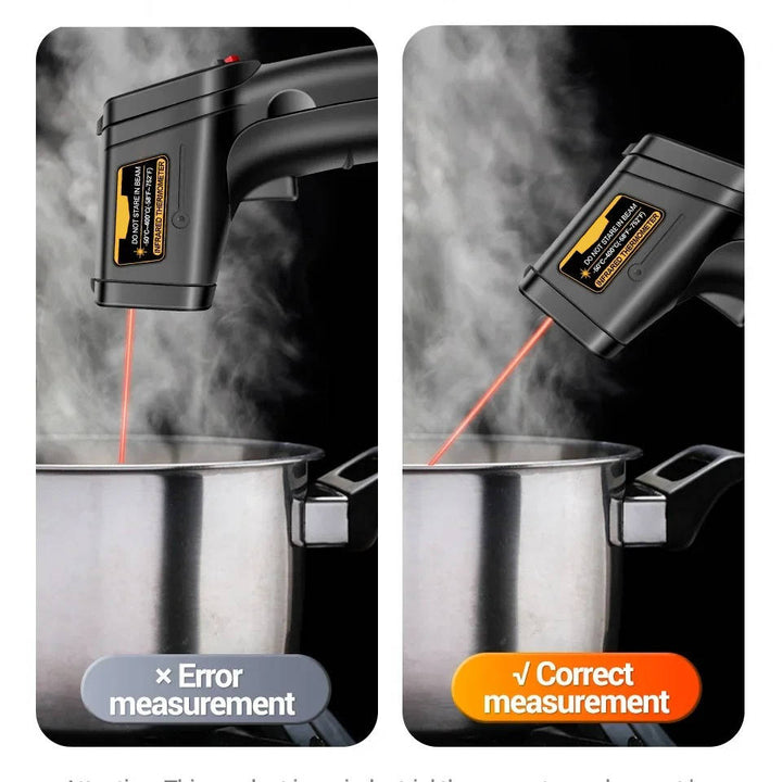 Infrarødt lasertermometer alt-i-én 6