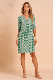 Iwona | Luftig Boho blomsterkjole 2