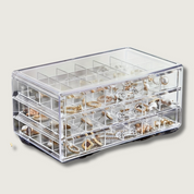 JewelVault - 3-lags ring- og øreringe-organisator 1