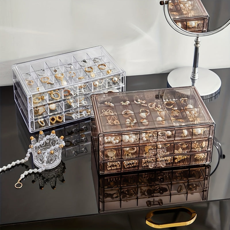 JewelVault - 3-lags ring- og øreringe-organisator 5