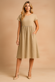 Judy | Luftig Midi Basis Sommerkjole 0