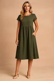 Judy | Luftig Midi Basis Sommerkjole 1