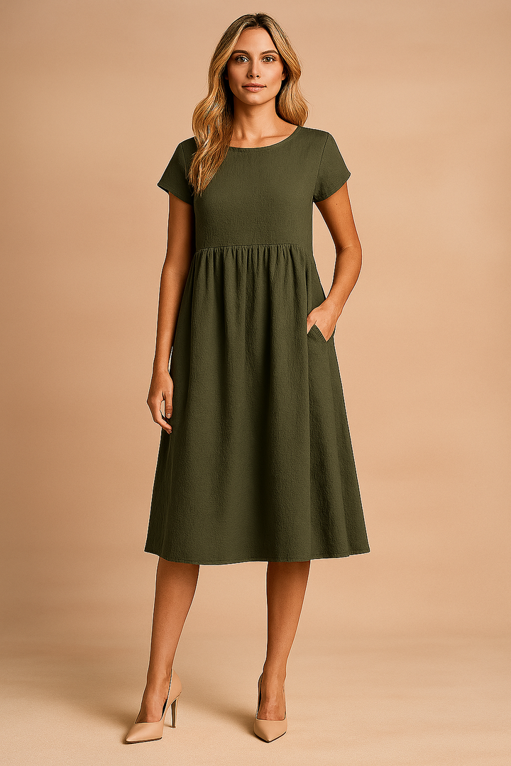 Judy | Luftig Midi Basis Sommerkjole 1