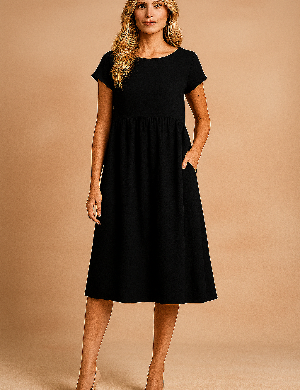 Judy | Luftig Midi Basis Sommerkjole 3