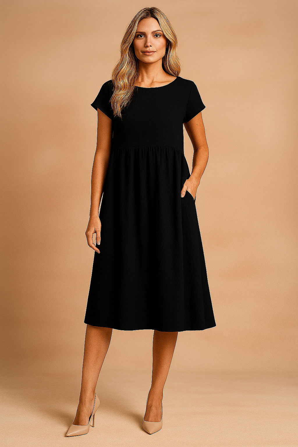 Judy | Luftig Midi Basis Sommerkjole 3