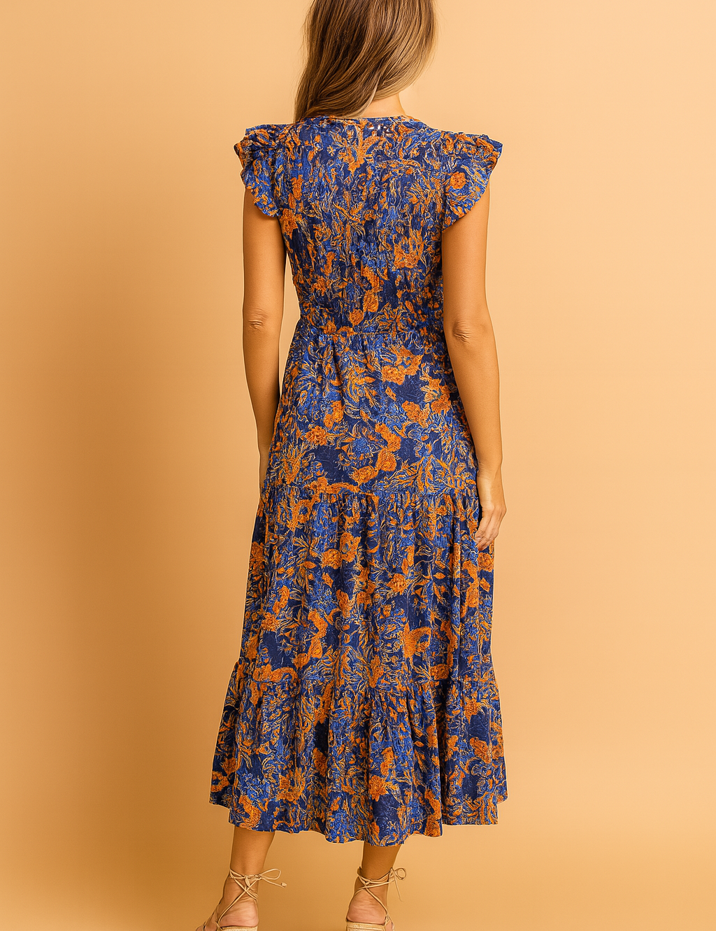 Julia | Flagrende kjole med blomsterprint 1