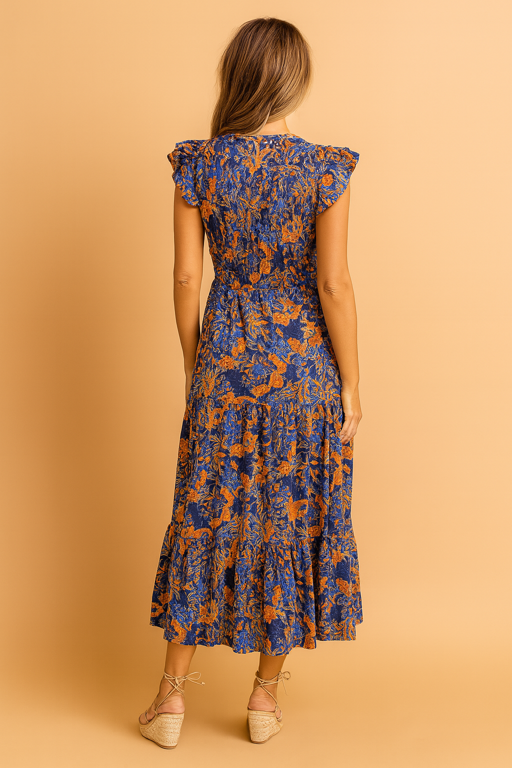 Julia | Flagrende kjole med blomsterprint 1