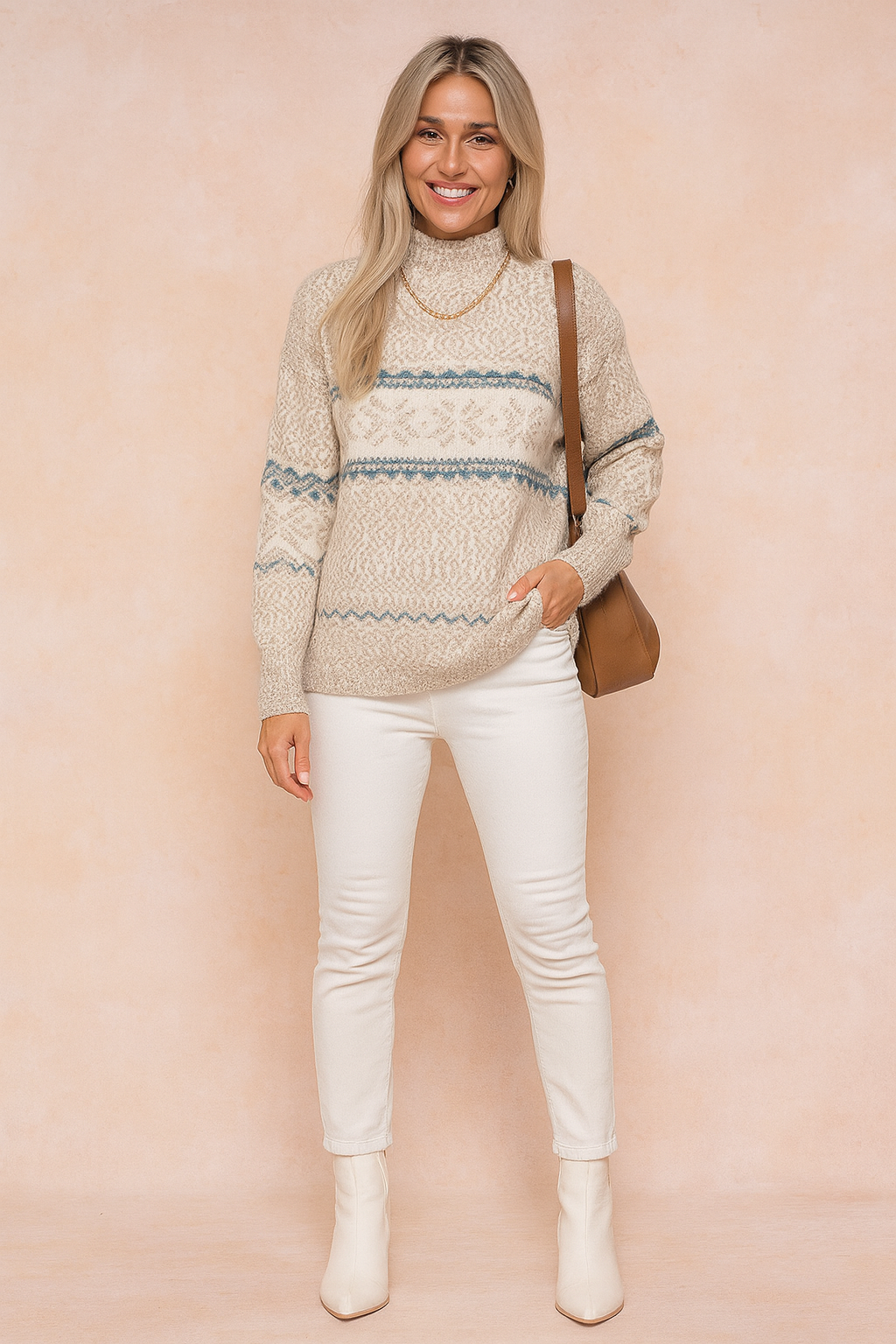 Karolina | Højhalset sweater 1