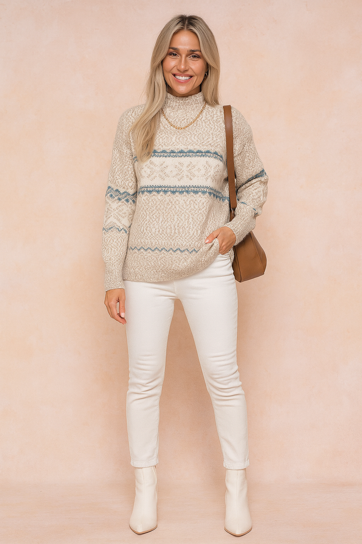Karolina | Højhalset sweater 1