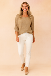 Karolina | Sweater med bred halsudskæring 1