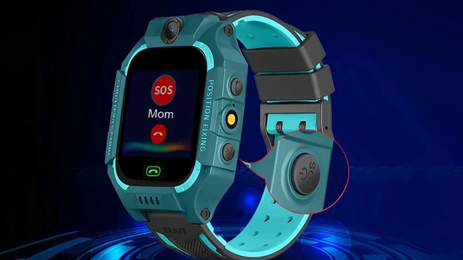 Kidguard GPS Smartwatch 4G til børn med realtidslokationssporing, SOS-knap og tovejskommunikation. Stænksikker. 2