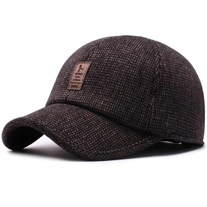 Klassische Wintermütze mit Ohrenschutz und Snapback-Design 3