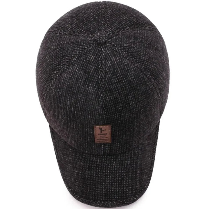 Klassische Wintermütze mit Ohrenschutz und Snapback-Design 5
