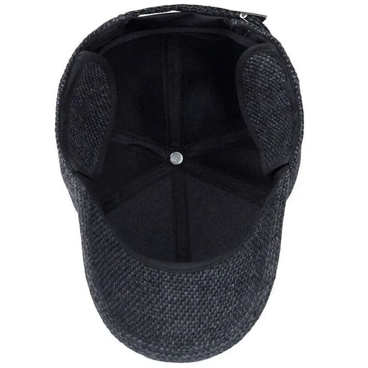 Klassische Wintermütze mit Ohrenschutz und Snapback-Design 6
