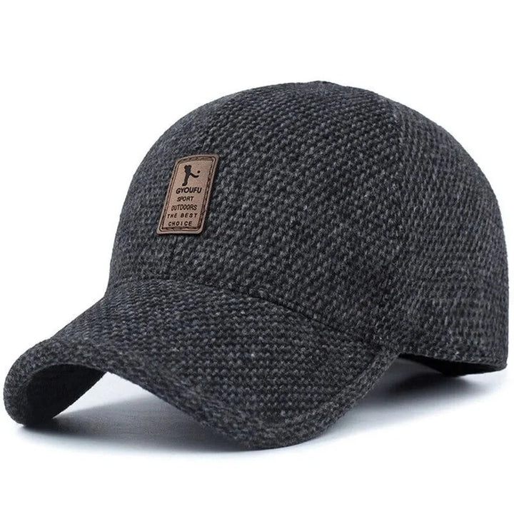 Klassische Wintermütze mit Ohrenschutz und Snapback-Design 8