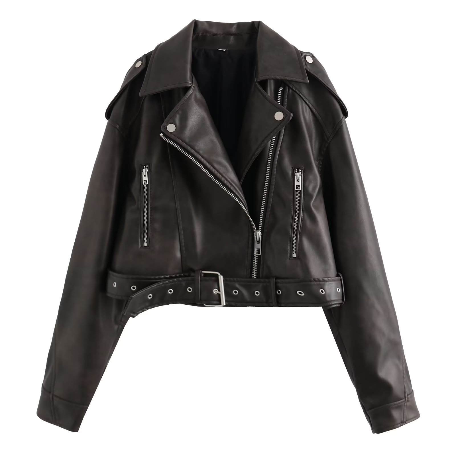 Klassisk dame bikerjakke | Casual 0